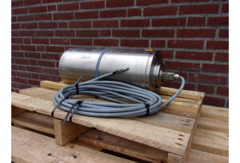 L 470 mm D 215 mm Roestvrij staal, Van der Graaf . TM215A40-0610. UNUSED.